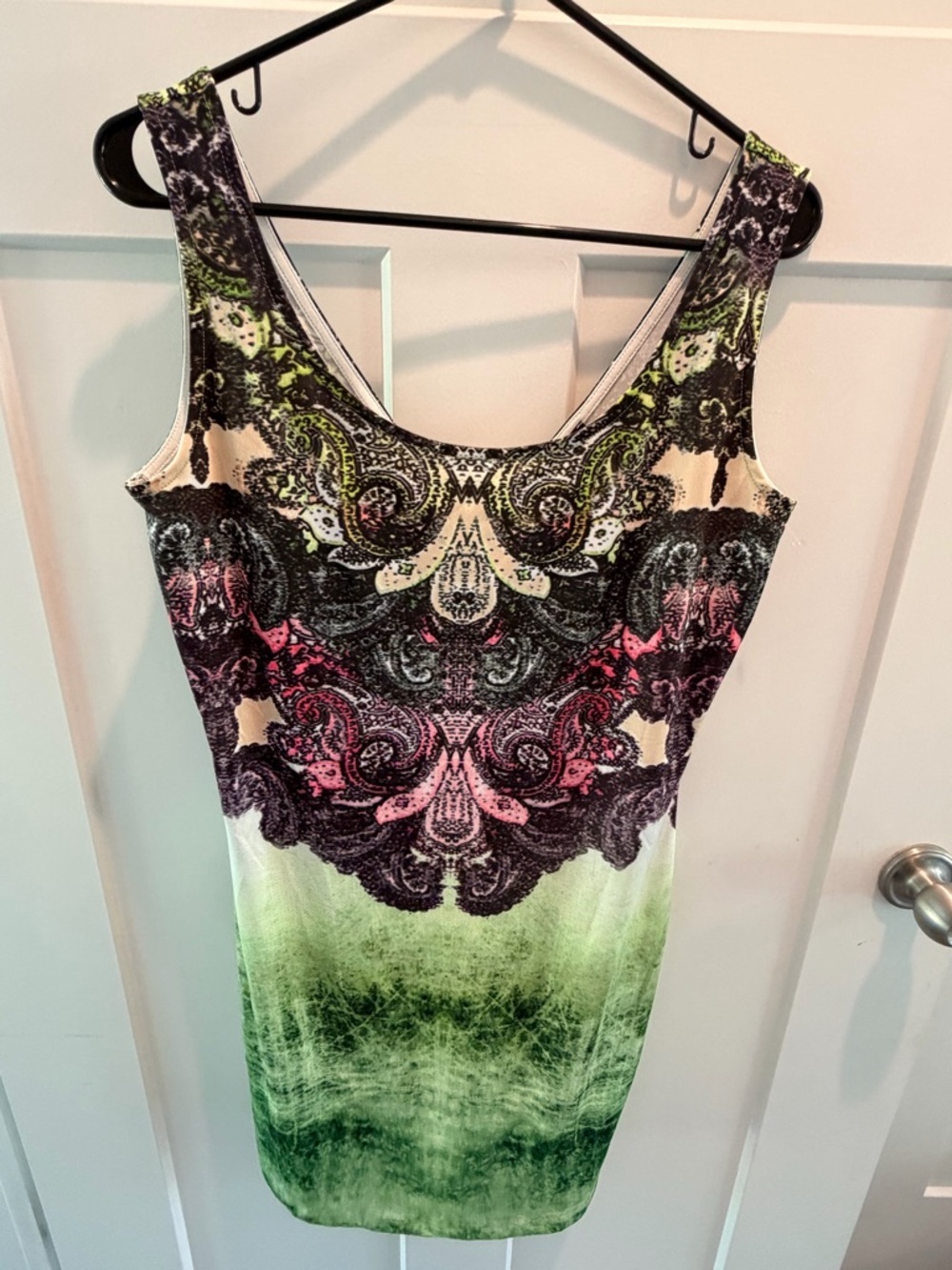 Venus Bodycon Dress Medium Abstract Print Sleeveless Fitted Mini